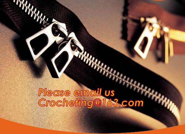 rose gold nickel free garment accessory metal zipper, garment accessories