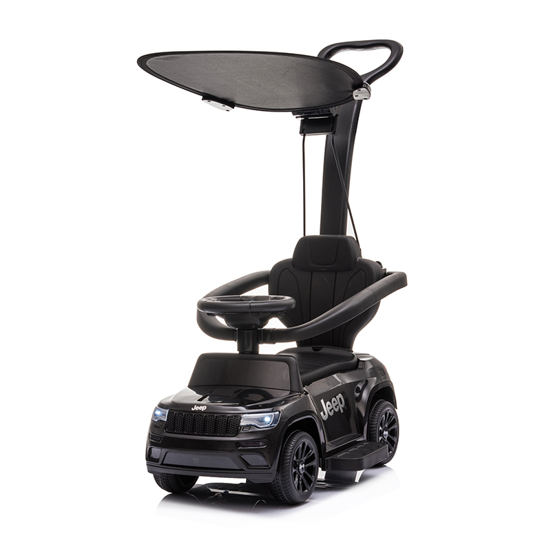 Car-shaped Baby Scooter with Music and Lights Unisex Ride On Push Electric Balance Car
