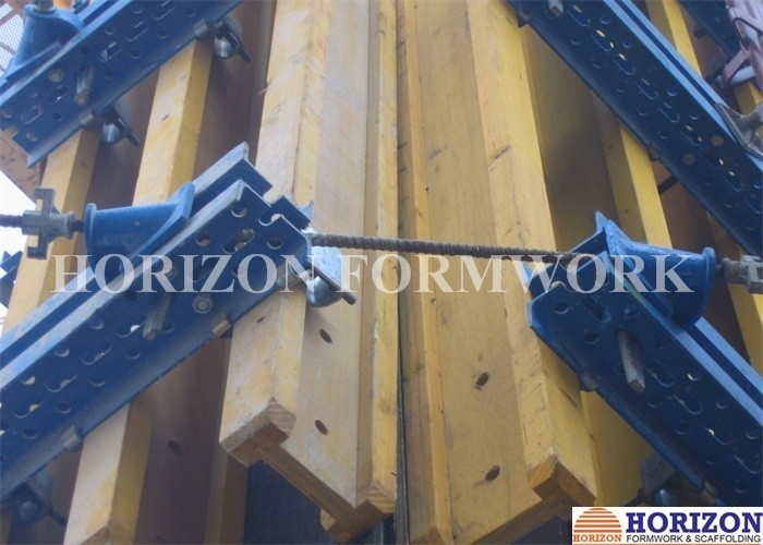 Easy-to-assemble Wall Formwork Systems / Panels With Steel Walers and Wood Girder H20