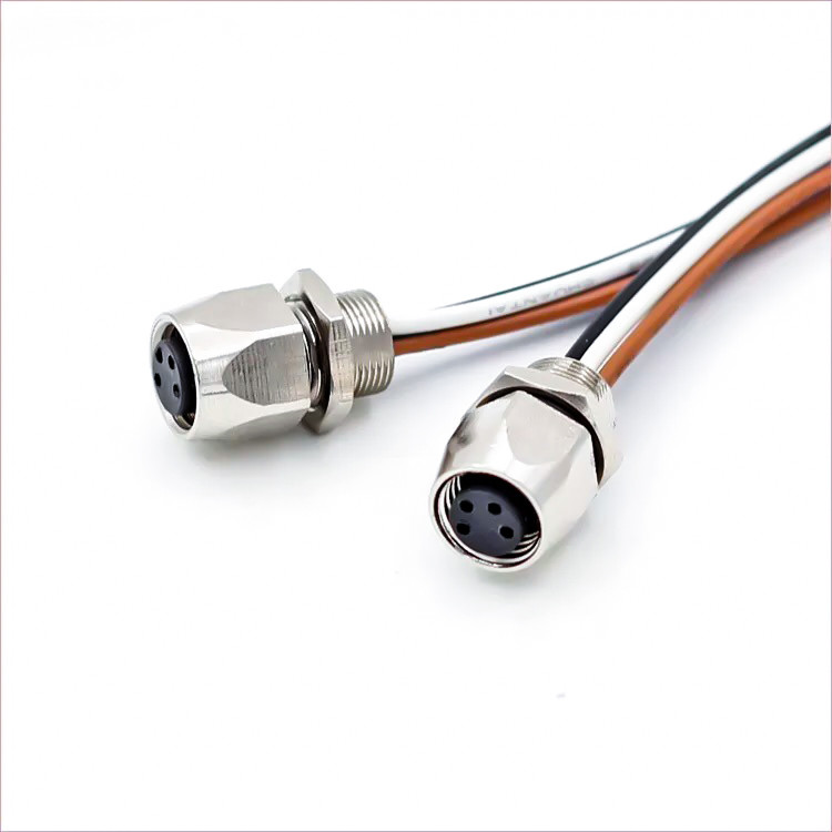 M8 Waterproof Connector with Temperature Range of -40 to 125 for Various Applications
