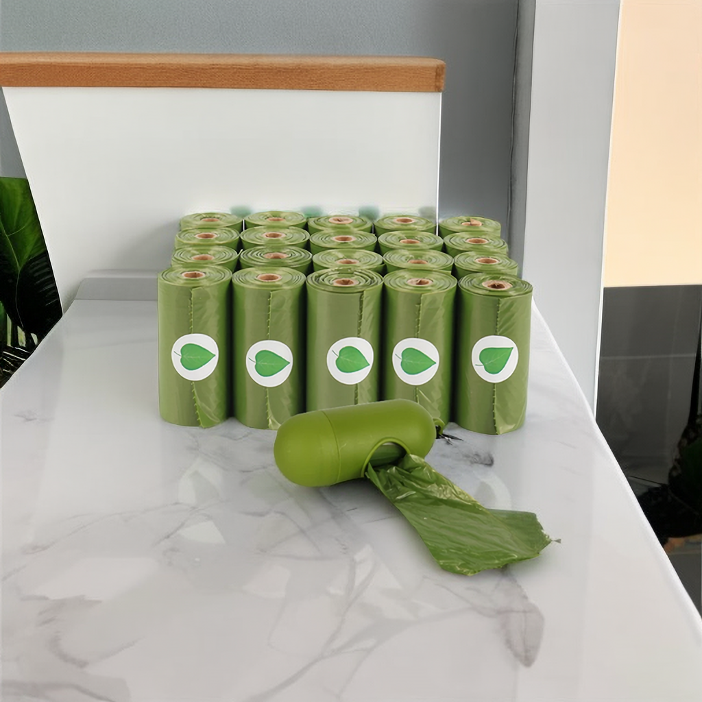 Biodegradable Compostable Dog Bags Cat Waste EN13432 Certified