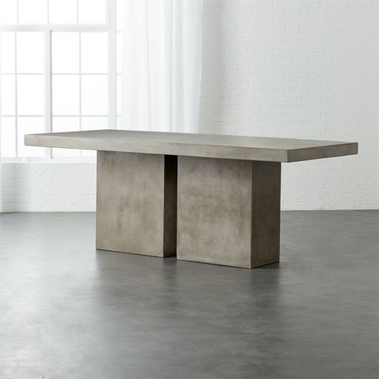 Direct Factory Modern Concrete Table Furniture Set for Patio Concrete Table Decoration