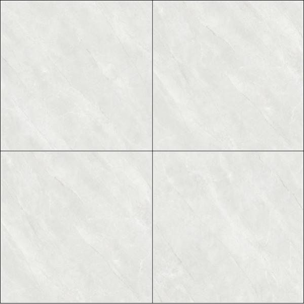 Gray Polished Glazed Porcelain Tile 800x800mm Wear-Resistant