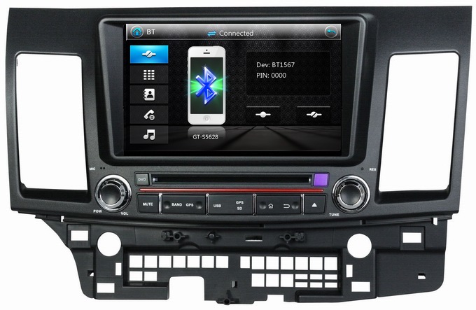 Ouchuangbo Car GPS Satnav DVD Player Mitsubishi Lancer 2006-2012 USB iPod Multimedia System OCB-8062A