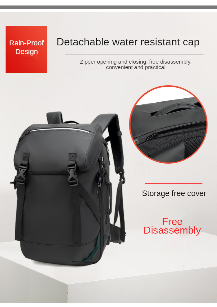 24L Multifunctional Oxford Softback Travel Fashion Backpack Water Resistant