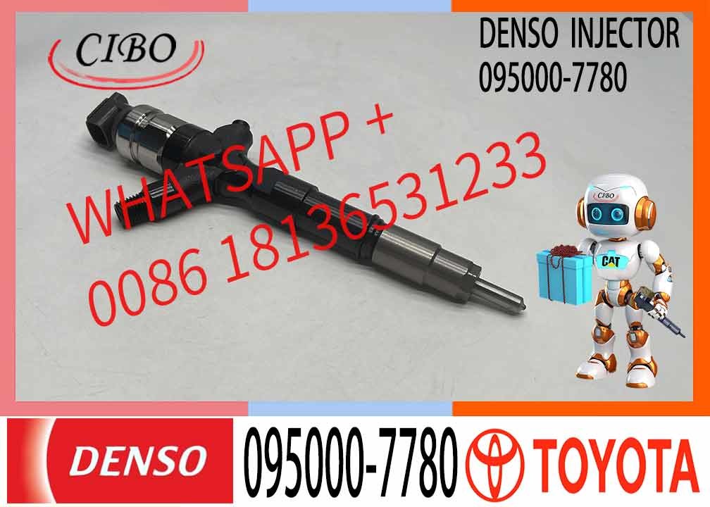 Good Quality Diesel Common Rail Fuel Injector 23670-30280 095000-7780 For TOY0TA 1KD-FTV Engine