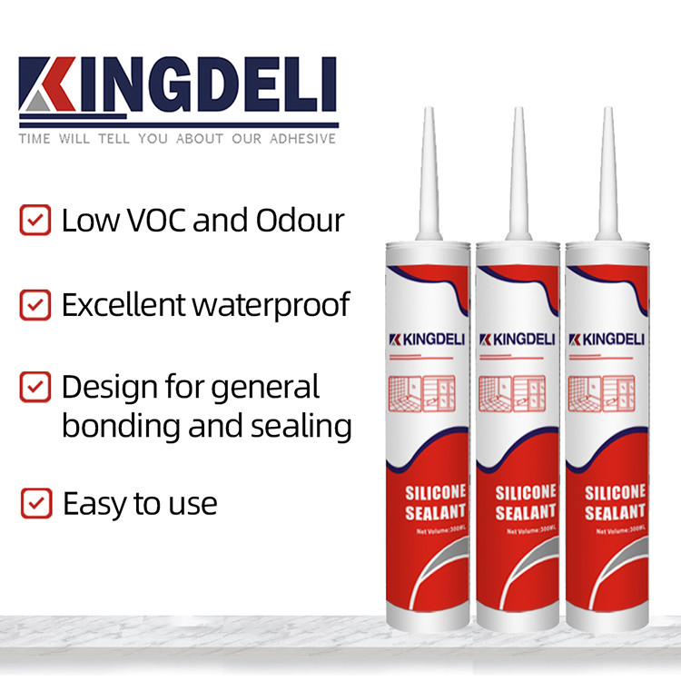 Acetic Weatherproof Water Resistant Silicone Sealant GP For Aluminum
