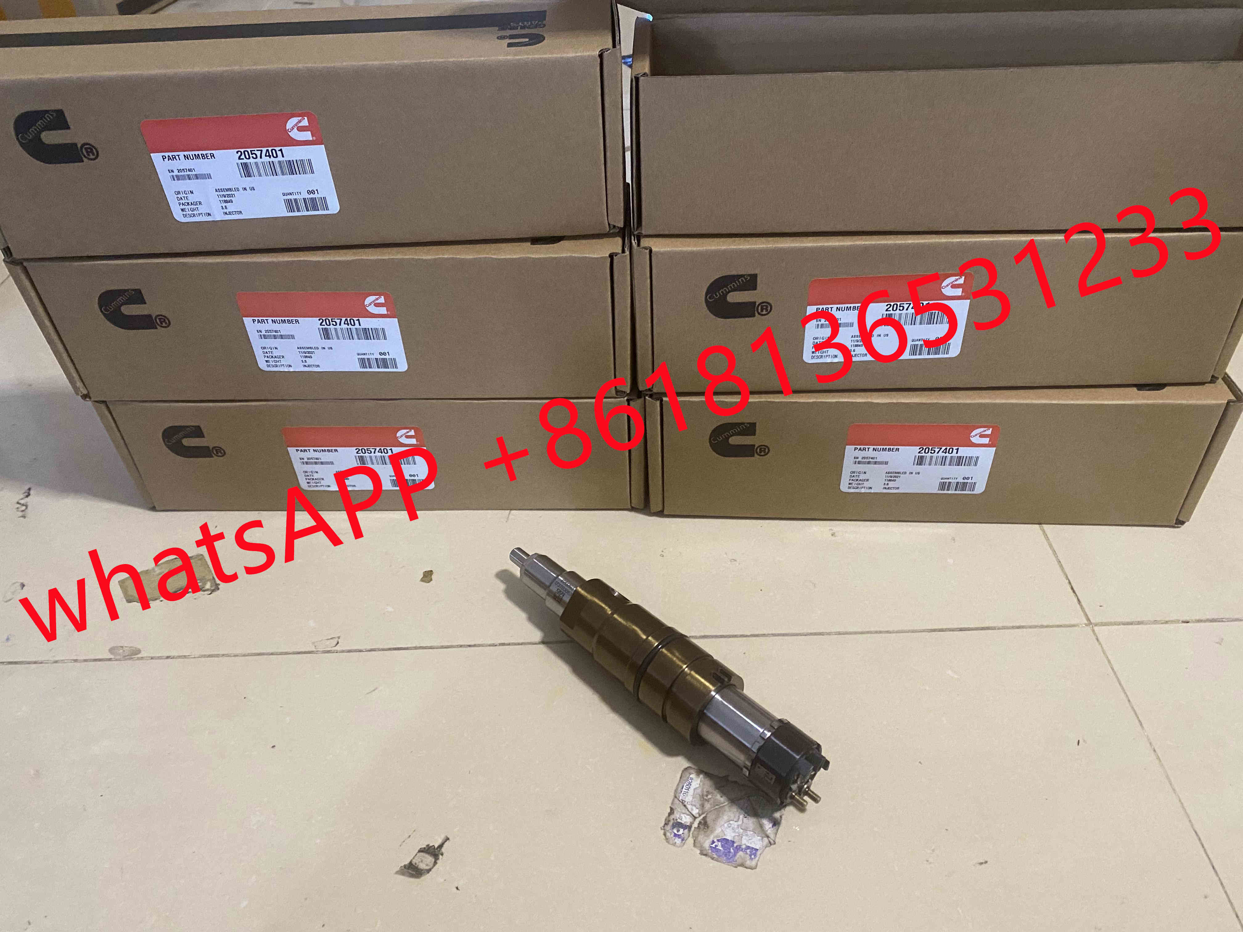 New fuel injector 1881565 common rail injector 1881565 for diesel fuel engine DC13 1933613 2057401 2058444 2419679