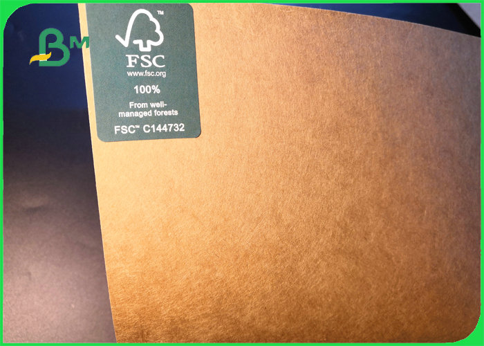 100GSM Environment Friendly Natural Brown Kraft Paper Jumbo Roll For Making Bag