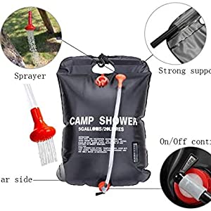 outdoor shower bag 