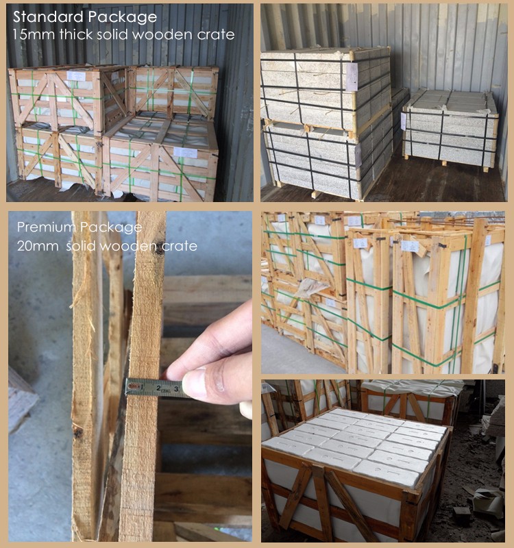 Indoor Ourdoor Stone Steps Risers Granite Stairs G603 Granite Bus Steps for Outdoor Stairs