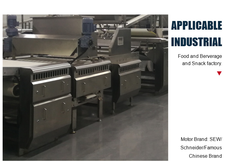 Industrial Complete Cookies / Hard Biscuit Production Line Automatic