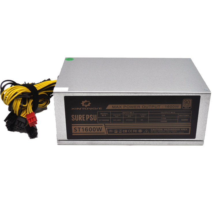 Hot selling New Switching Power Supply 1600 Watt A6 S7 S9 Case PC power supply