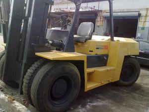 China Used Forklift , Double fron tire used 10 ton forklift hot sale