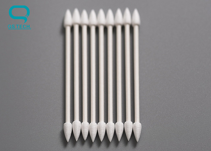 Double Head Industrial Long Stick Cotton Swabs Cleanroom Wooden Cotton Swab