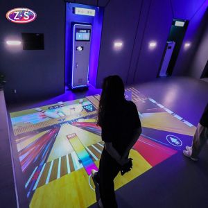 Durable Construction Mobile Interactive Floor Projection Solution Commercial Use