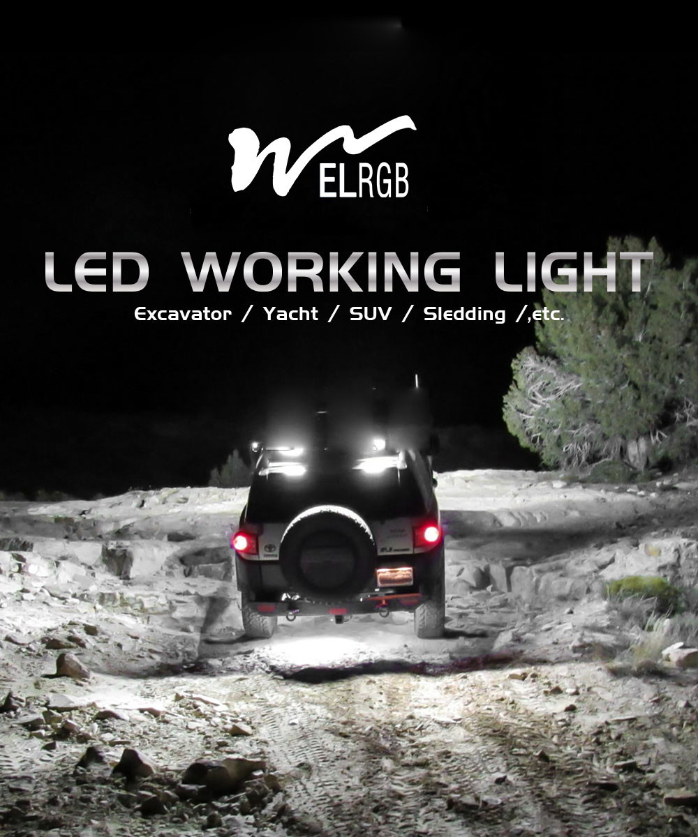 5" 33LED 100W Square Off Road Work Light White For JEEP 4x4ATV UTV