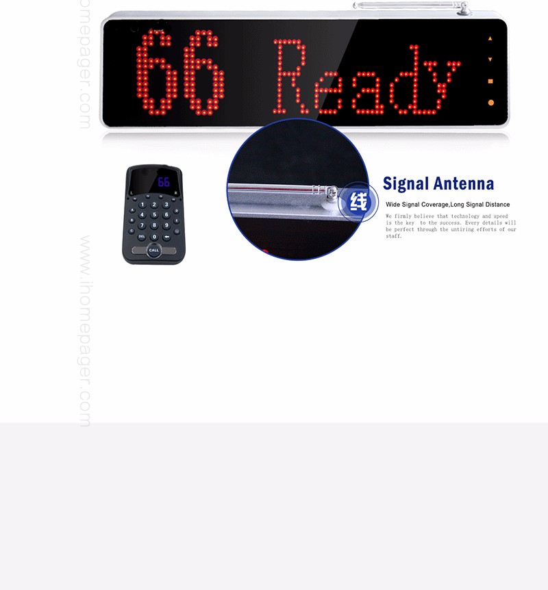 Hot selling queue system good quality LED queue system/wireless queue