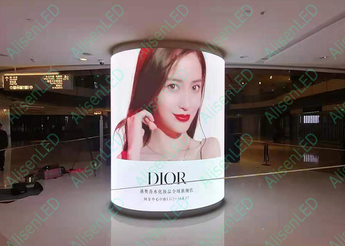P1.953 Flexible LED Screen SMD1515 Indoor LED Curved Display IP41