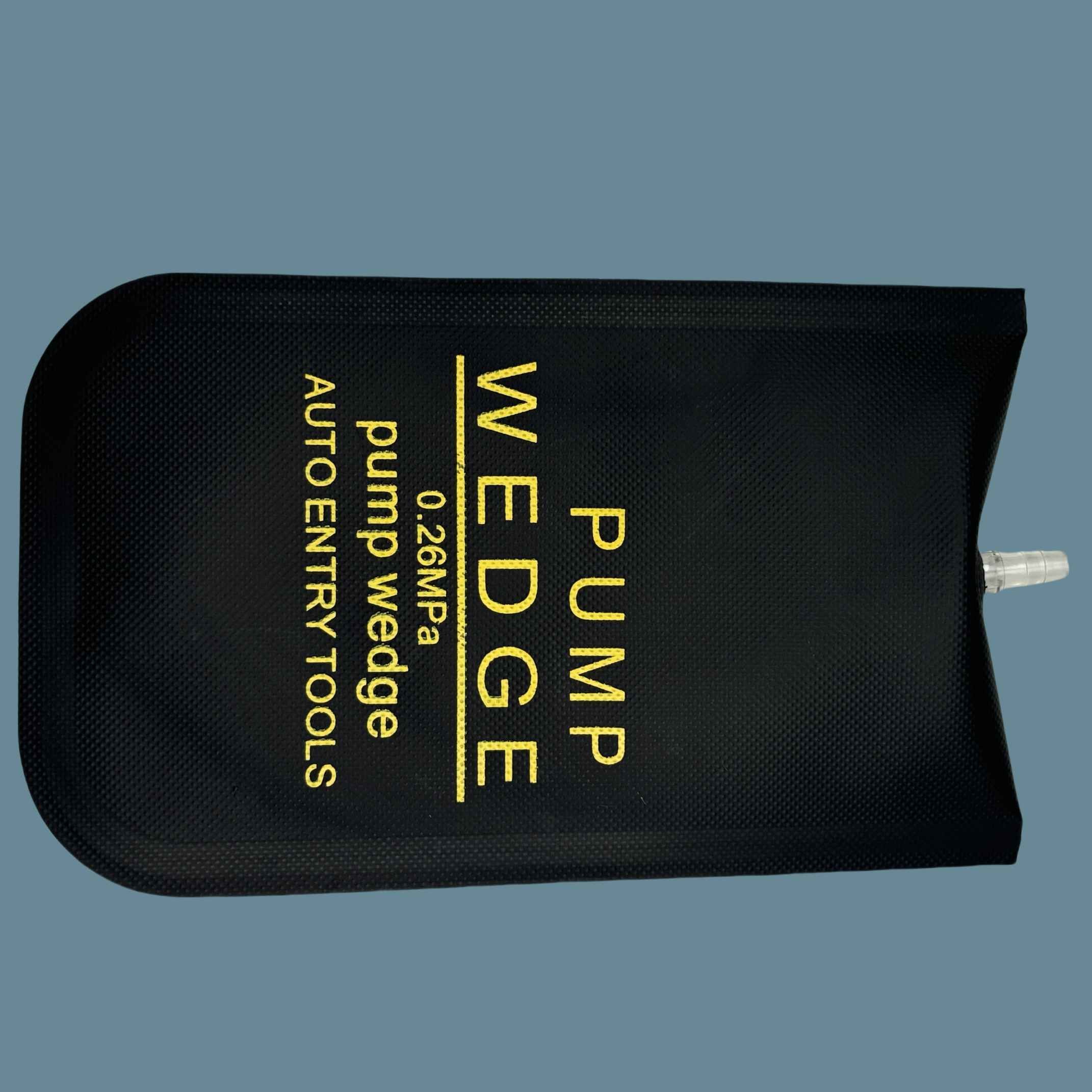 Black Door Pump Wedge Polyurethane Rubber Air Wedge Bag Pump 11.6*19cm