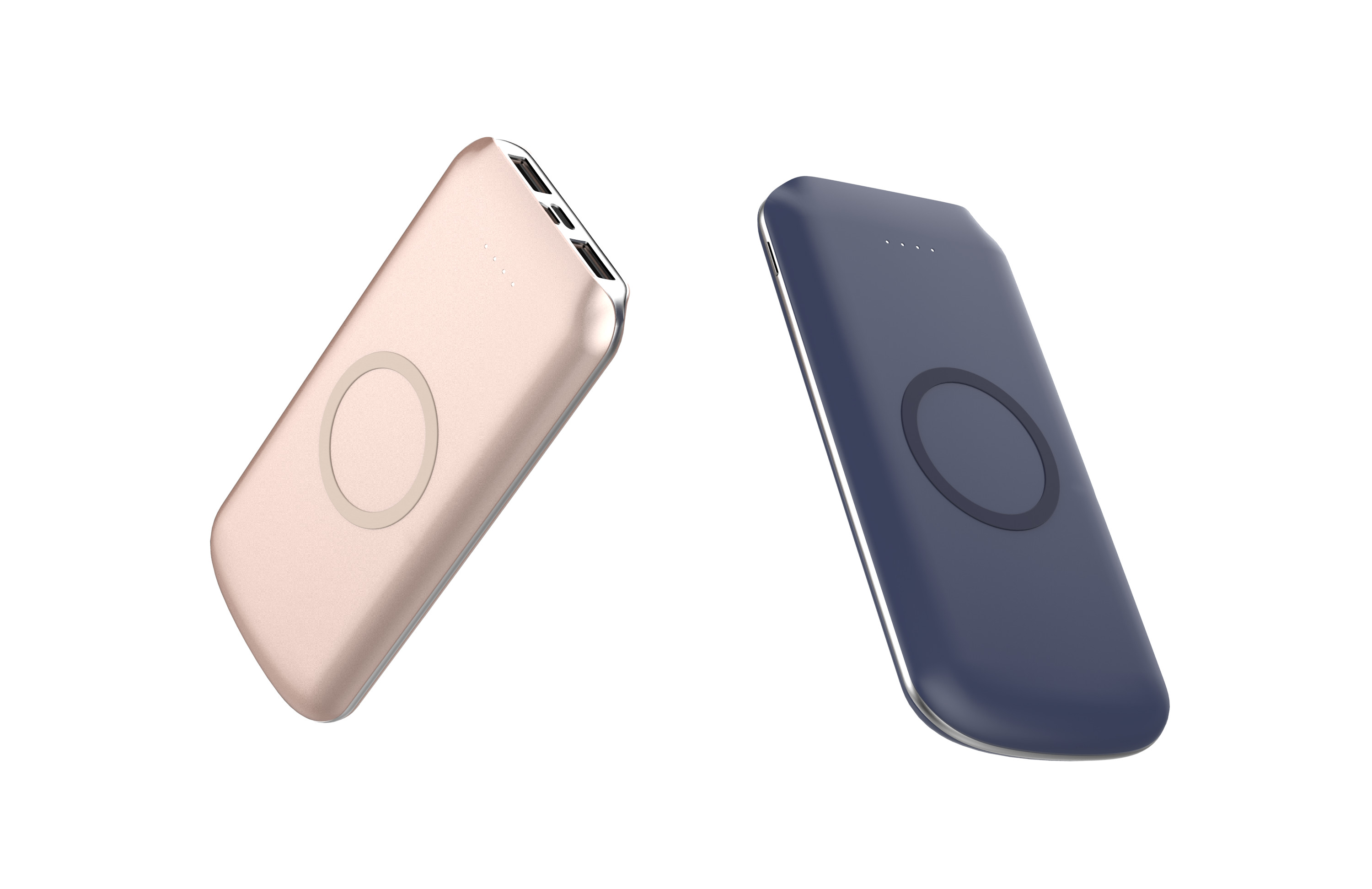 WIRELESS POWERBANK Qi Power Bank,Portable Power Bank Charger QI Wireless Charge 2 INPUT 2 OUTPUT+WIRELESS CHARGER
