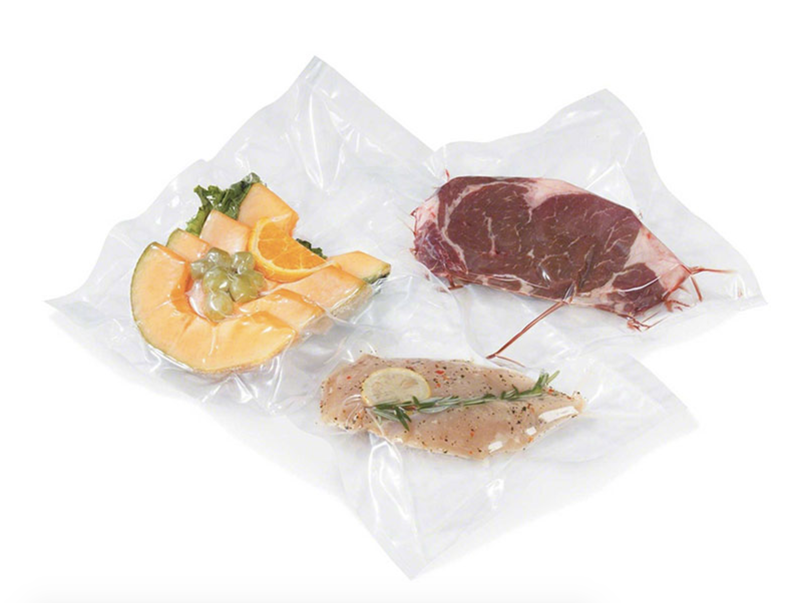 Custom Printed Food Grade seafood meat vacuum seal bags