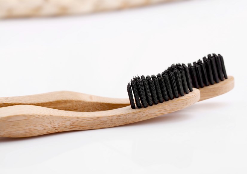 MSDS Plastic Free Bamboo Toothbrush With Biodegradable Bristles