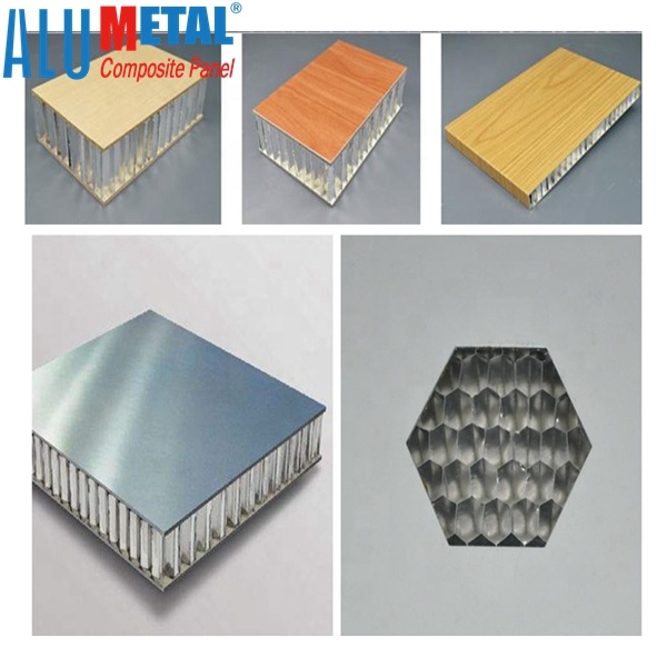 Alumetal lower price wooden aluminum honeycomb sandwich panel honeycomb metal sheet
