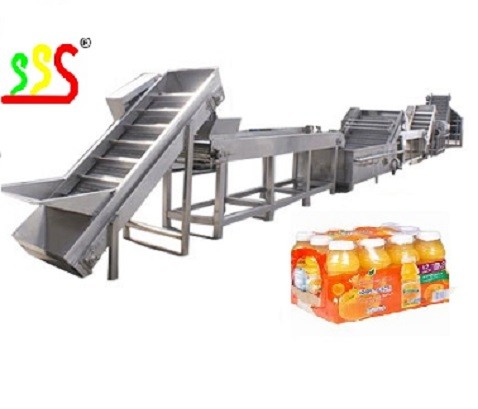 Automatic Fruit Juice Filling Production Line Food Grade Stainless Steel 80000 KG