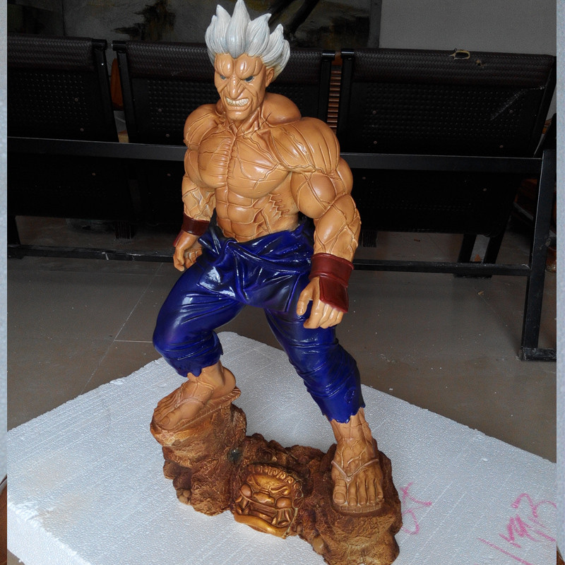 cartoon statue shin akuma statue as props and collection items by fiferglass material real street fighter real copy