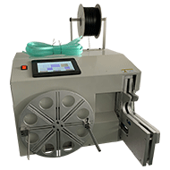 120-200mm Binding Length USB Cable Coiling and Winding Machine with Adjustable Diameter