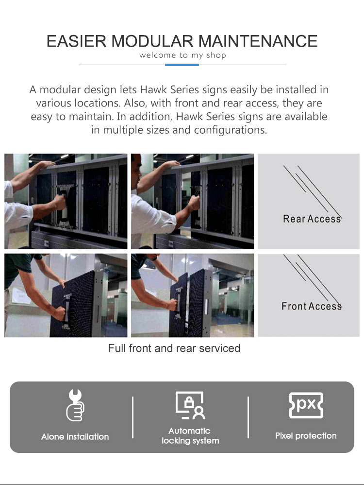Outdoor Full Color Led Display P10 Outdoor LED Display Board With Waterproof Screen And Panel Size 250mm*500mm