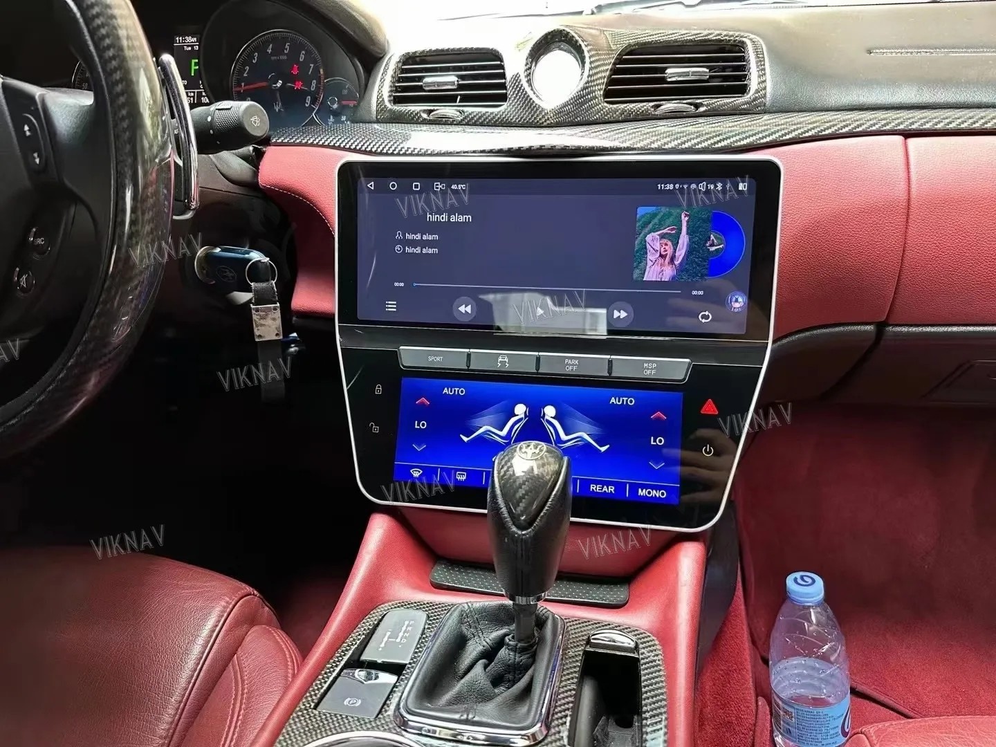 For 2007-2015 Maserati GT GC 12.3 Inch Touch Screen Head Unit 128G Navigation GPS Multimedia Player Wireless Carplay 4G
