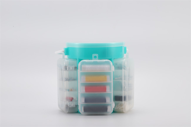diy box sewing kit set 210 PCS Plastic Basket Large Size Household Sewing Kit Needle And Thread Tools
