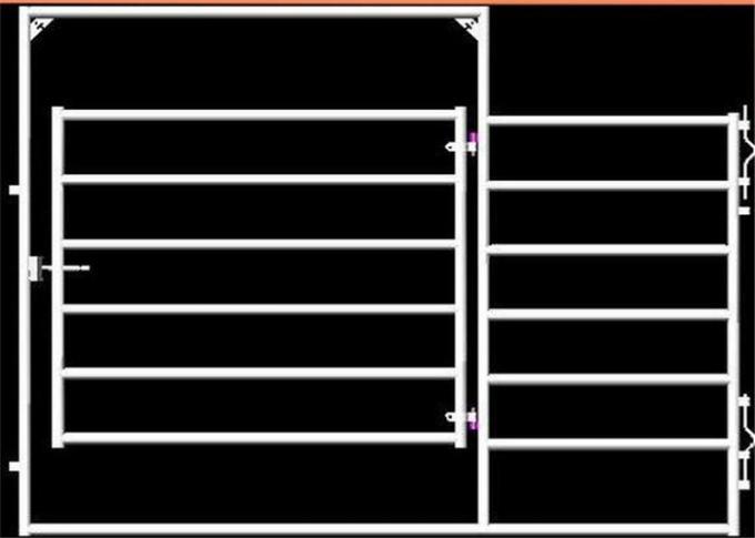 Portable Cattle Panel Fence Durable 33.4x1.6mm Tube Size For Raising Livestock