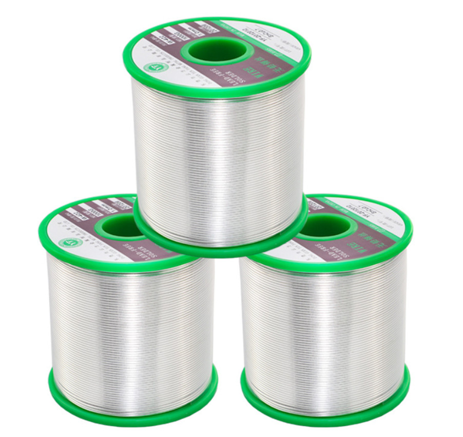 Dia. 0.5-1.5mm 500G/Roll Lead-Free Tin Wire Rosin Solid Core Solder Wire For Electrical Soldering Welding