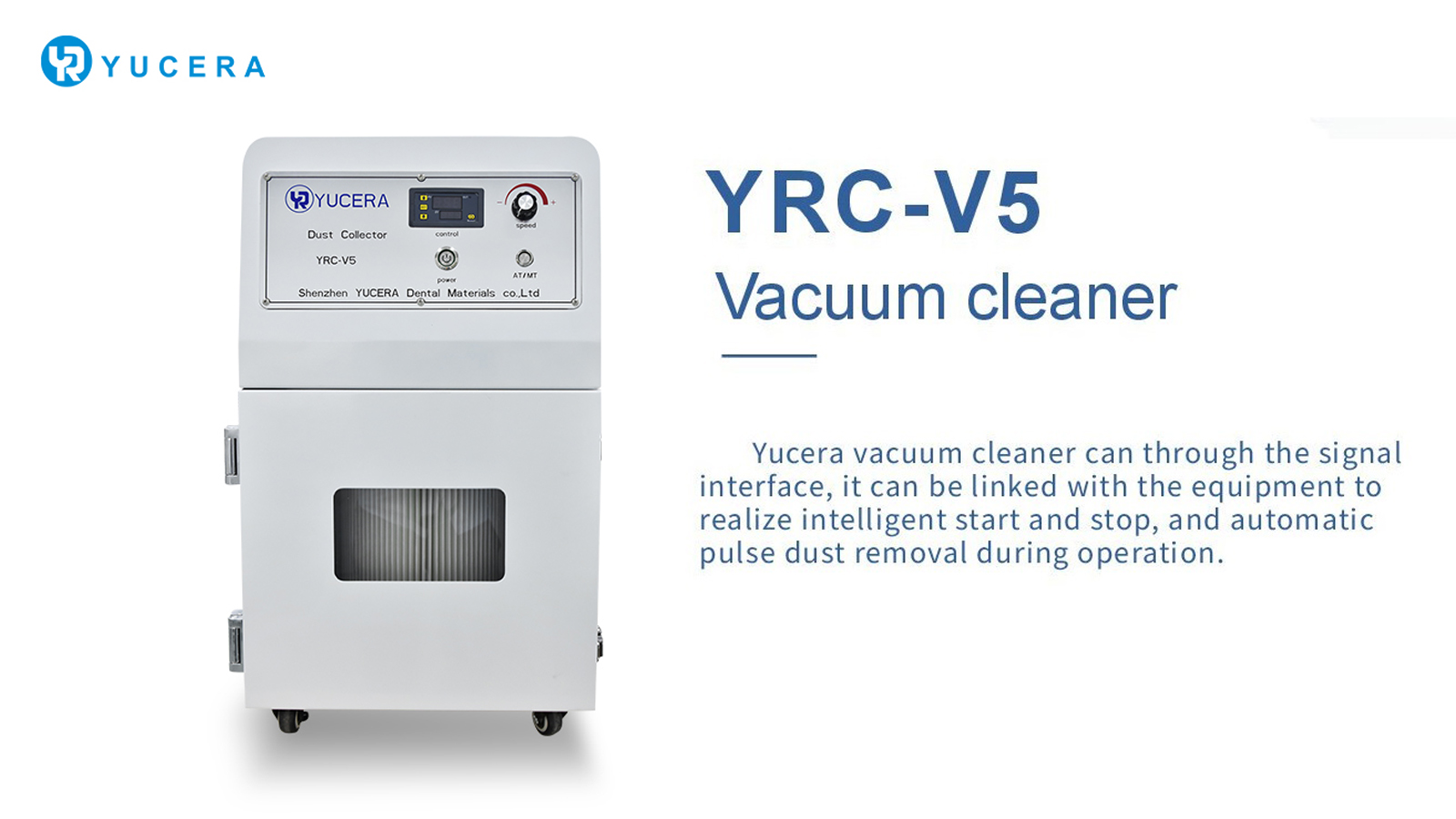 Yucera YRC-V5 Brushless Vacuum Cleaner For Professional-grade Dental CNC Machining