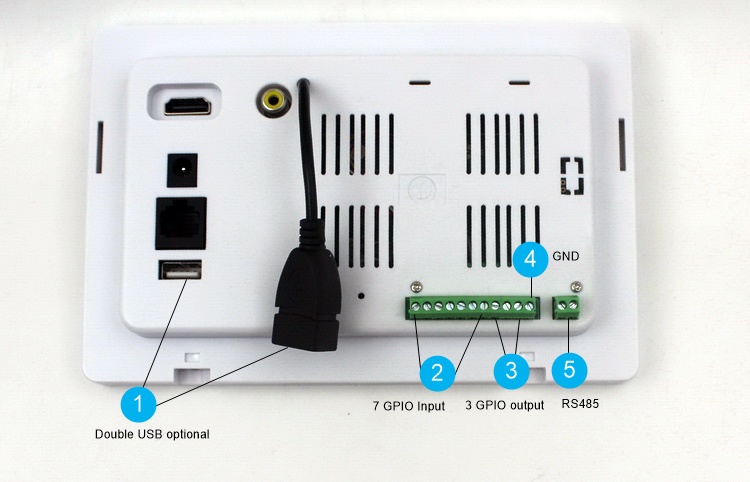 Q896 Home Automation Tablet Screen 7" With Serial Port