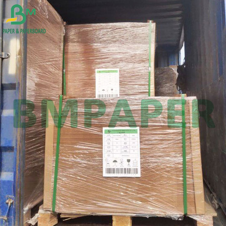 80lb Eco - friendly Packaging Kraft Paper Natural Brwon Wrapping Craft Paper (1)