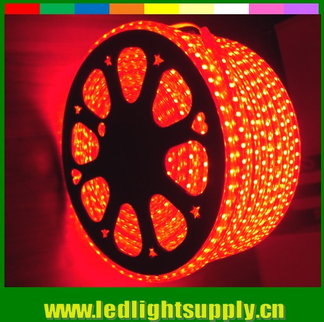 AC 220V SMD5050 LED neon strip decorative light red