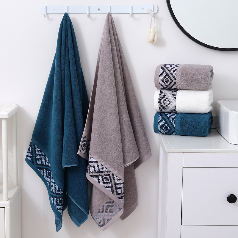 High absorbing Customized 100% cotton bath towel for Home and Hotel in square shape