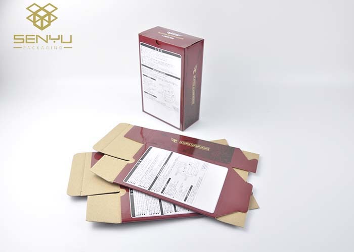 Folding Pantone Color Custom Printed Corrugated Boxes with Glossy Lamination