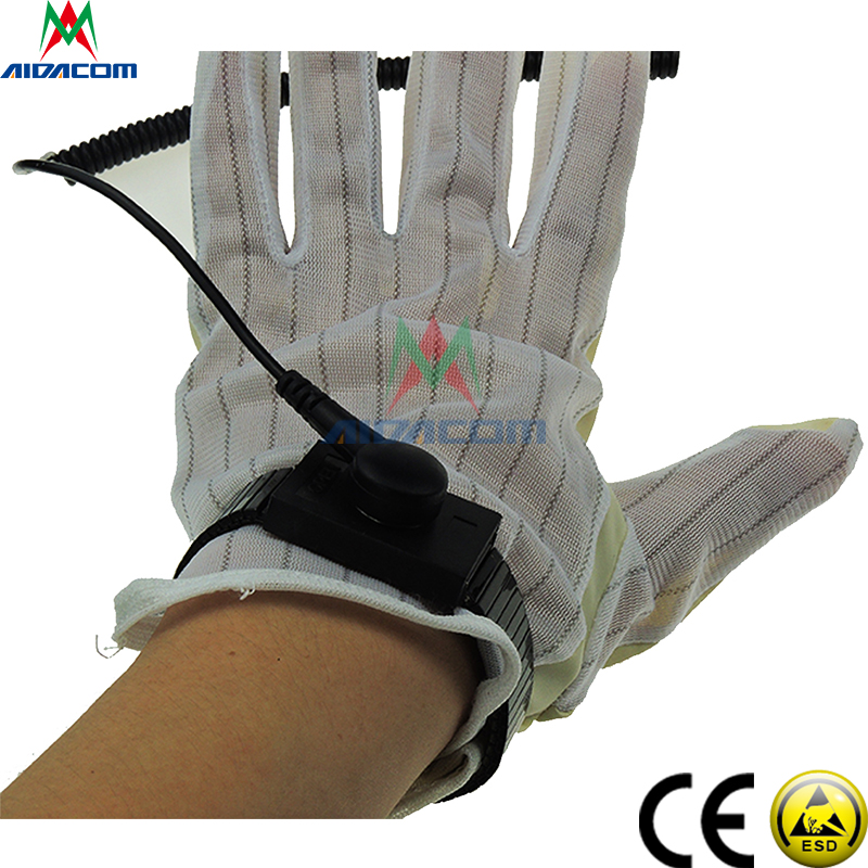 Reusable Anti Static Wrist Straps With Grounding Wire Alligator Clip