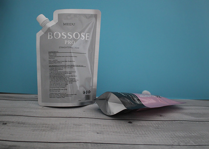 Custom Made Liquid Spout Bags With 18mm Nozzle Reusable Matte Surface