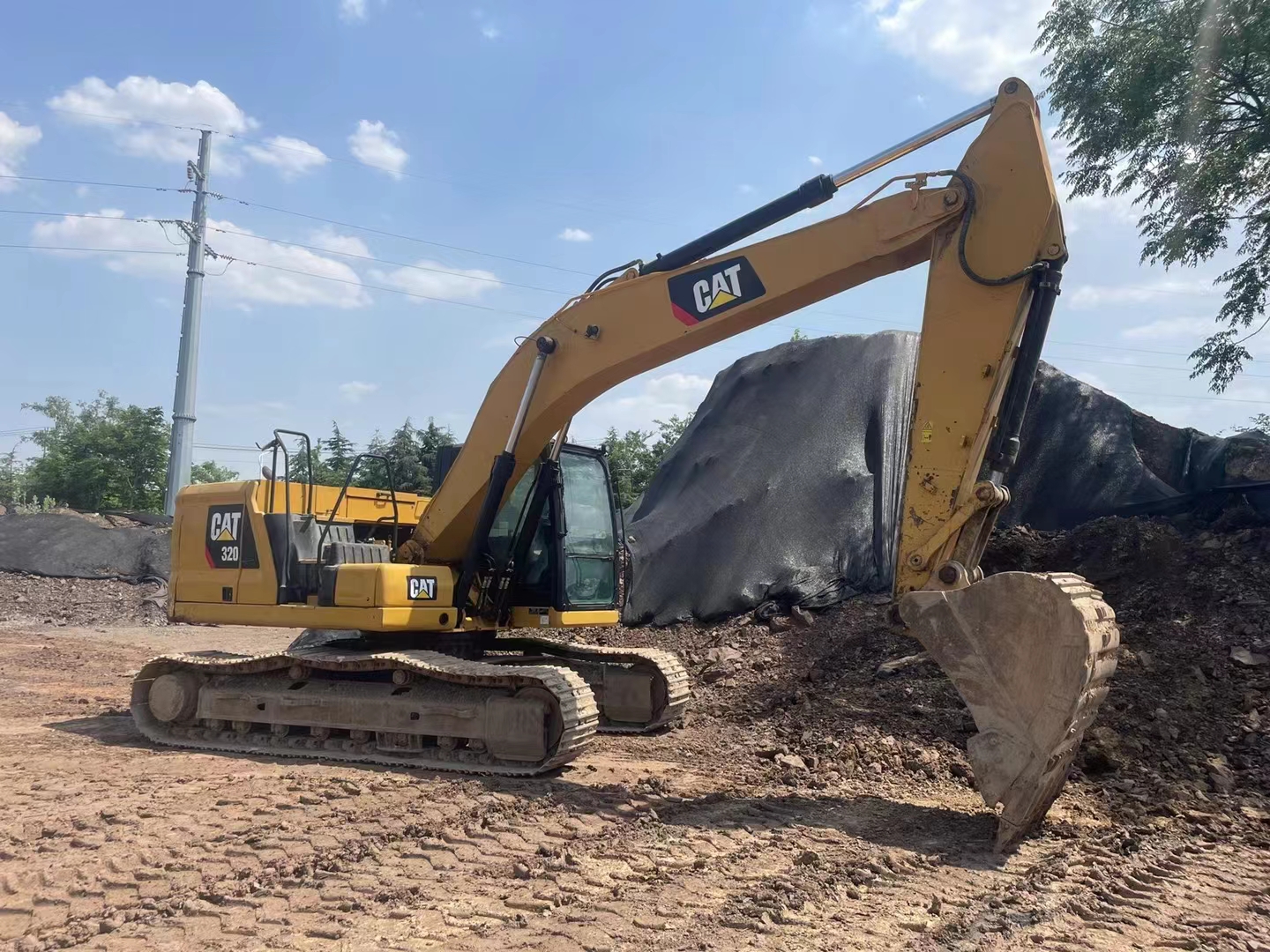 1.0m3 Bucket Capacity Used Cat 320 Excavator Great Working Condition