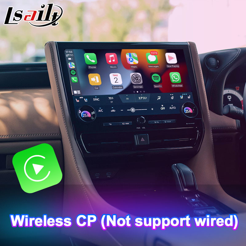 Lsailt Android Carplay Multimedia Video Interface for 2023-Present Toyota Alphard Vellfire 40 Series