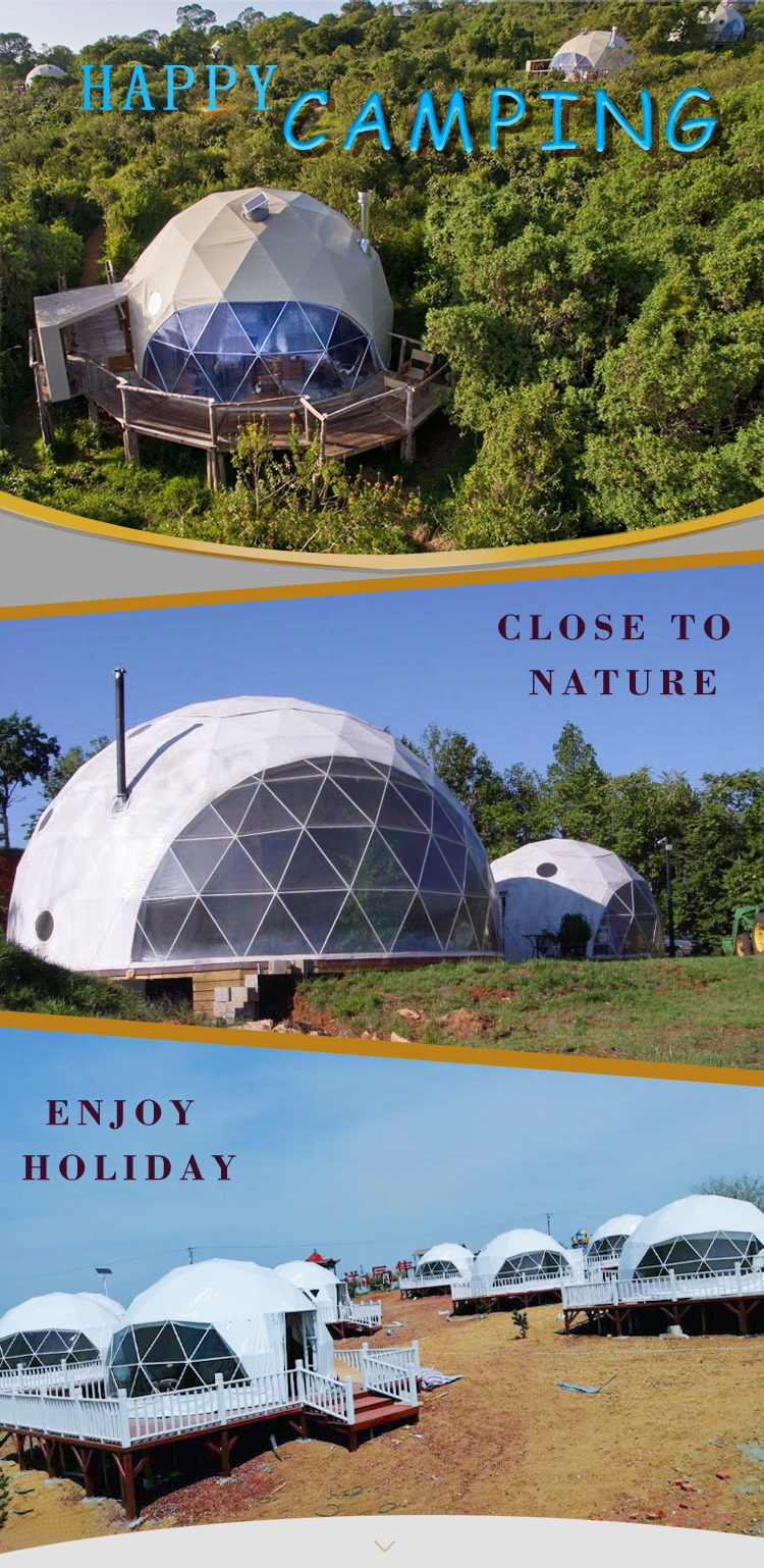 Winter Outdoor Inflatable Dome Tent Large Geodesic Giant Igloo Tent