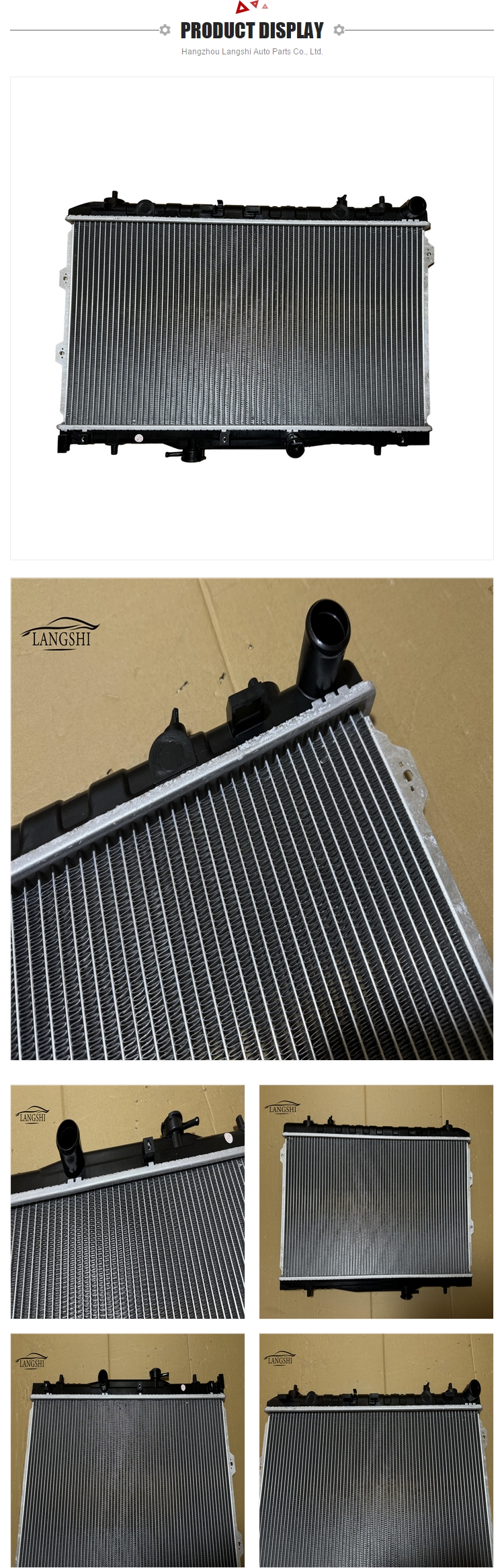 XCIENT 6X4 13 SPECIAL 2013- Aluminum Radiator for DONGFENG KIA CERATO MT G253100S000
