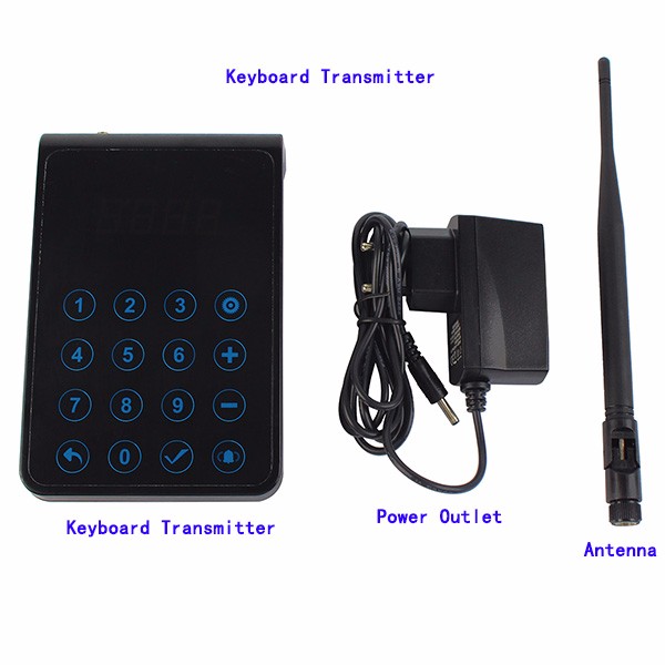 Dining Halls electronics New design restaurant vibration pager 1 keypad 15 pagers