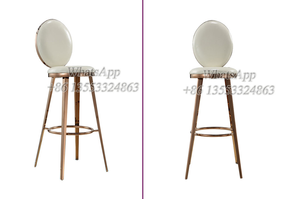 White Leather Event Bar Chairs From Chinese Furniture Factory (YS-102)